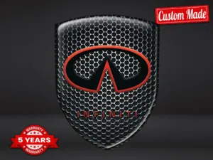Infiniti Autocollants Logo Imprimé Pro Max Durable Stylé